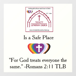 TLC Veilige Ruimte Raamsticker