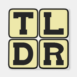 TLDR Te Lang Heb Ik Niet Gelezen TL;DR Internet Af Magneet