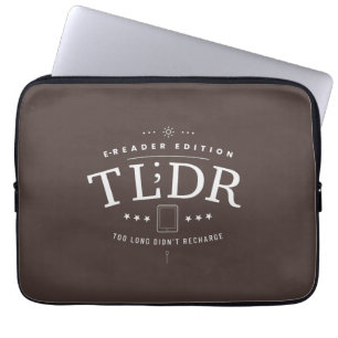 TLDR werd te lang niet opgeladen Laptop Sleeve