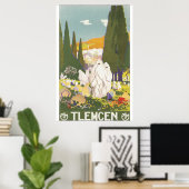 Tlemcen Vintage Travel Poster (Thuiskantoor)