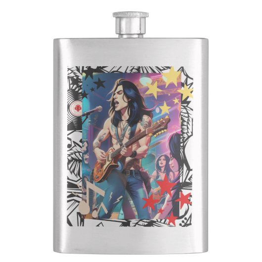 TLES geanimeerde Rocker Zippo Flacon (Voorkant)