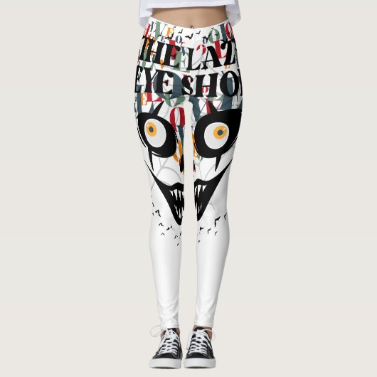 TLES Ik hou van de Lazy Eye Shop Yoga Leggings Des (Voorkant)
