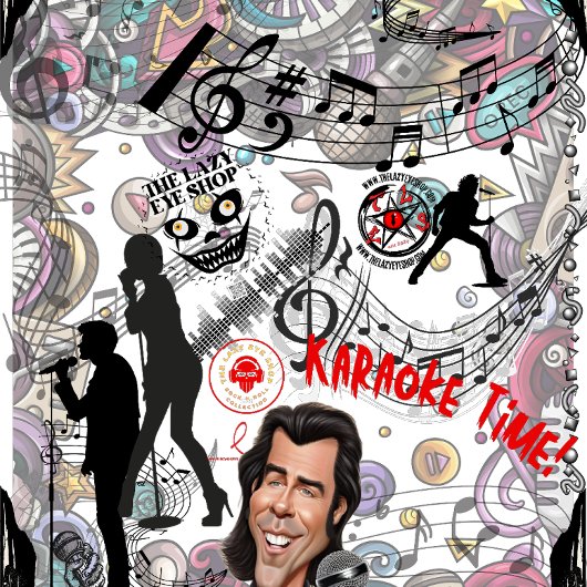 TLES Karaoke Time Vrouwen T-shirt Design