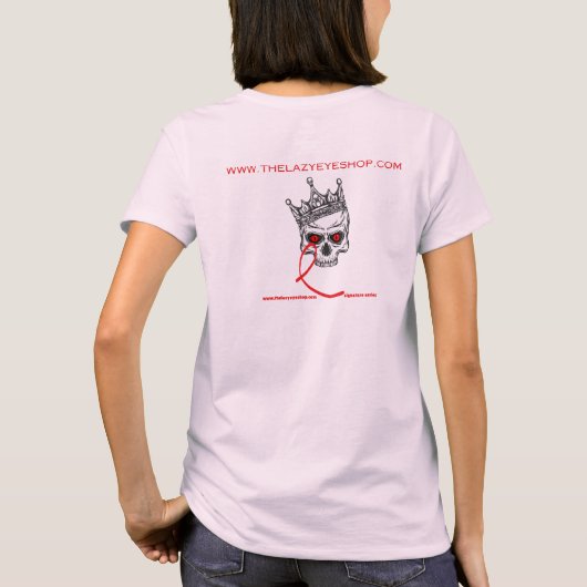 TLES Karaoke Time Vrouwen T-shirt Design (Achterkant)