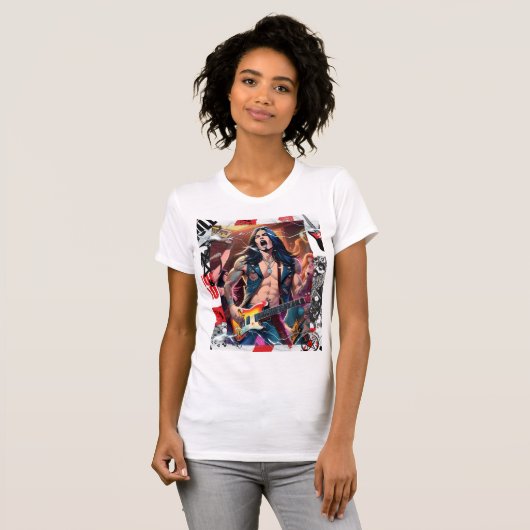 TLES Woman's Original Animated Design T-shirt (Voorkant volledig)