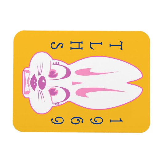 TLHS Bunny Girl Class of 1969 Magneet (Horizontaal)