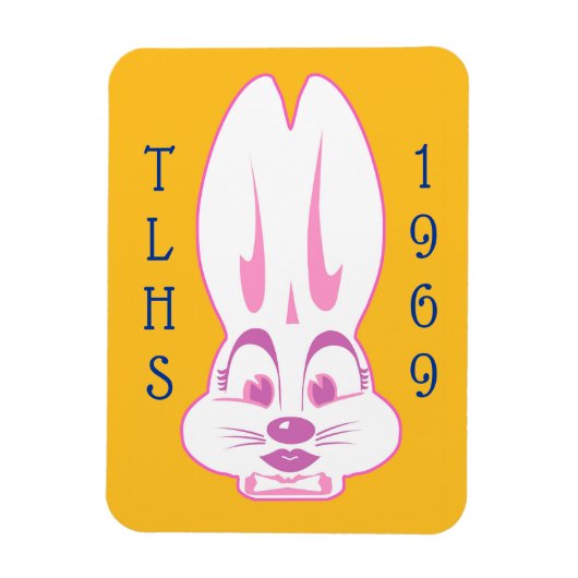 TLHS Bunny Girl Class of 1969 Magneet (Verticaal)