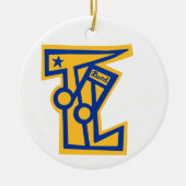 TLHS-klasse van 1969 Band Letters Keramisch Ornament (Voorkant)