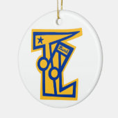 TLHS-klasse van 1969 Band Letters Keramisch Ornament (Links)