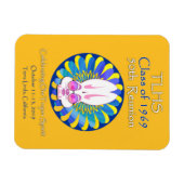 TLHS-klasse van de 50e hereniging van Bunny Girl 1 Magneet (Horizontaal)