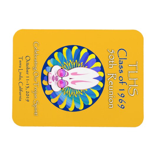 TLHS-klasse van de 50e hereniging van Bunny Girl 1 Magneet (Horizontaal)