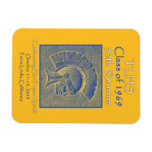 TLHS-klasse van Trojan Spirit 50th Reunion 1969 Magneet (Horizontaal)