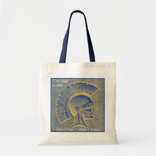 TLHS-klasse van Trojan Spirit 50th Reunion 1969 Tote Bag