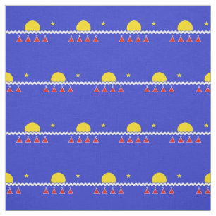 Tlicho Flag Fabric Tlicho Nation Textiel Stof