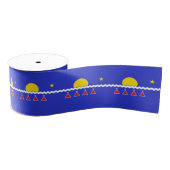 Tlicho Flag Ribbon Tlicho Nation Ribbon Grosgrain Lint (Spoel)