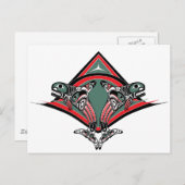 Tlingit Killer Whale & Eagle Briefkaart (Voorkant / Achterkant)