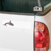 Tlingit Killer Whale & Eagle Bumpersticker (Op Truck)