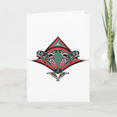 Tlingit Killer Whale & Eagle Kaart (Voorkant)