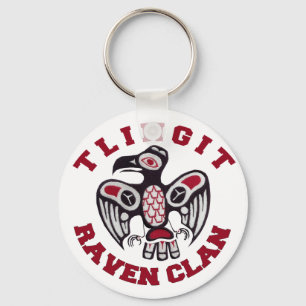 Tlingit Raven Clan Sleutelhanger