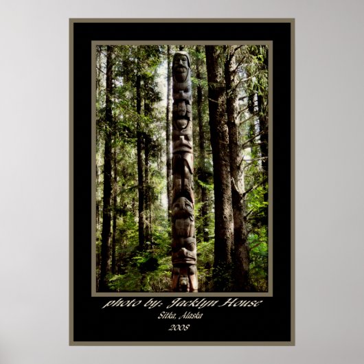 Tlingit Totem Poster (Voorkant)