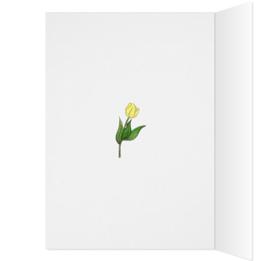 Tlip 100th Birthday Kaart (Binnen (Links))