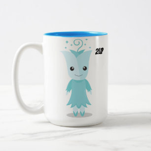 Tlip Combo Mok, 15 oz Tweekleurige Koffiemok