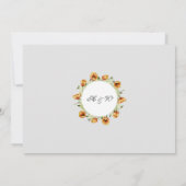 Tlip waterverf spring bloemen behalve date card kaart (Achterkant)