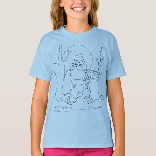 TLM: Gary het Gorrilla T-shirt (Transparant) (Voorkant)