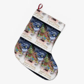 TLM: Kerstman in de training van Kerstmis Kousen Grote Kerstsok (Voorkant (Hangend))