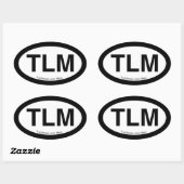 TLM-Sticker (Traditional Latin Mass) Ovale Sticker (Vel)