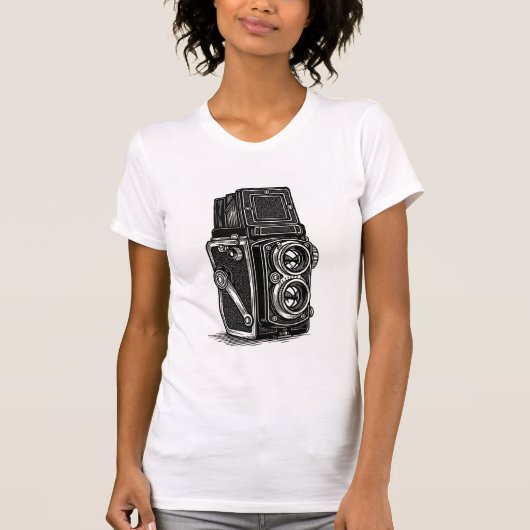 TLR camera t-shirt (Voorkant)