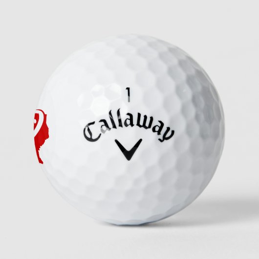 TLS Original Callaway Golf Warbird Golf Ball Golfballen (Logo)