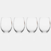 TM Lotus Flower Stemless Wine Glasses Wijnglas Zonder Voet (Rechts)