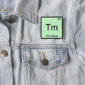 Tm - Thin Mints Grappig Chemie Elementsymbool T-sh Vierkante Button 5,1 Cm (In situ)