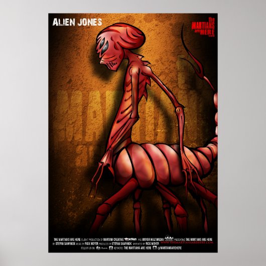 TMAH Alien Jones Poster (Voorkant)