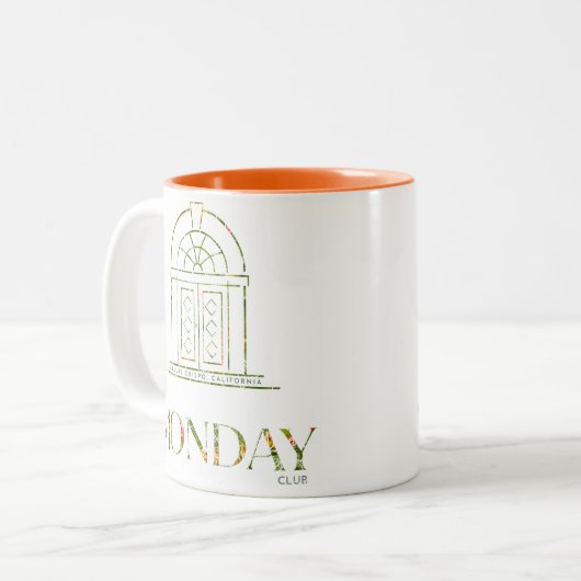 TMC / TMCC Wild voor Nasturtiums II! Tweekleurige Koffiemok (Voorkant links)