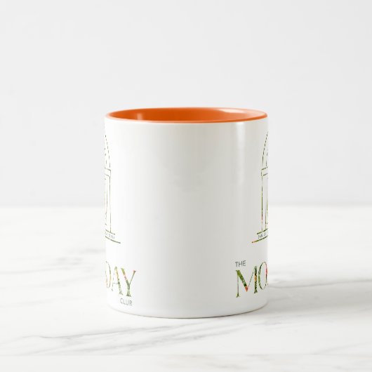 TMC / TMCC Wild voor Nasturtiums II! Tweekleurige Koffiemok (Center)