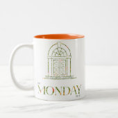 TMC / TMCC Wild voor Nasturtiums II! Tweekleurige Koffiemok (Links)