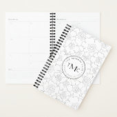 TMC White Floral Logo Planner (Display)