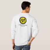 TMCC speelt gewoon met TMCC-logo op de achterkant T-shirt (Achterkant volledig)