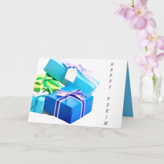 TMH COLLECTIE - Cadeauontwerp Purim Holy Day Kaart (Orchidee)