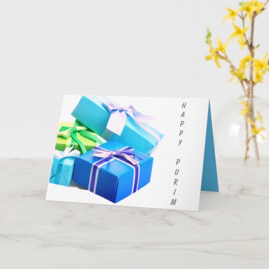 TMH COLLECTIE - Cadeauontwerp Purim Holy Day Kaart (Gele Bloem)