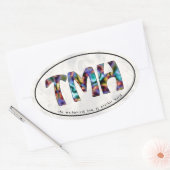 TMH Groovy Motoring Oval Sticker (Envelop)