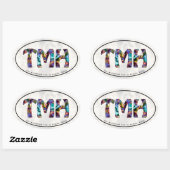 TMH Groovy Motoring Oval Sticker (Vel)