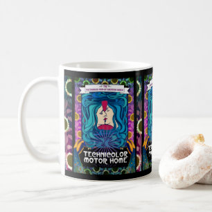 TMH Psychedelic Flower Power Kiss Koffiemok