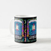 TMH Psychedelic Flower Power Kiss Koffiemok (Voorkant links)
