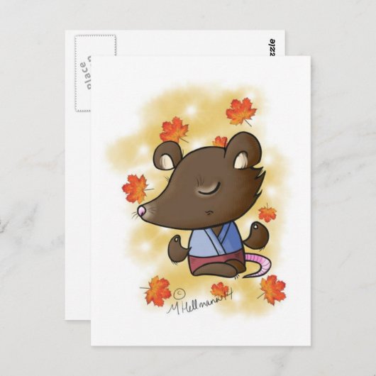 TMNT Master Splinter-Briefkaart Briefkaart (Voorkant / Achterkant)