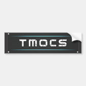 TMOCS DJ Logo Bumpersticker (Voorkant)