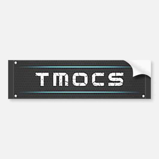 TMOCS DJ Logo Bumpersticker (Voorkant)