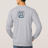 TMP-Mannen met lange slaapstand T-shirt (Achterkant)